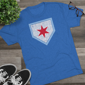 Home Plate Chicago Tri-Blend Tee