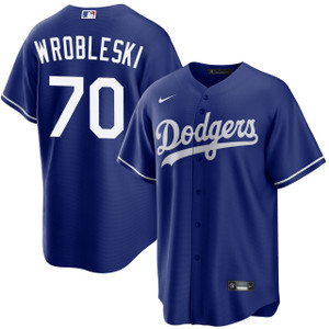 Justin Wrobleski Los Angeles Dodgers Royal Alternate Jersey by NIKE® at SportsWorldChicago