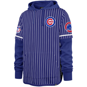 Chicago Cubs Pinstripe Double Header Shortstop Pullover by '47®