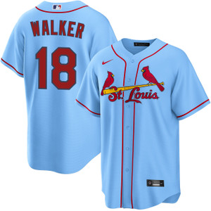 Jordan Walker St. Louis Cardinals Alternate Light Blue Jersey