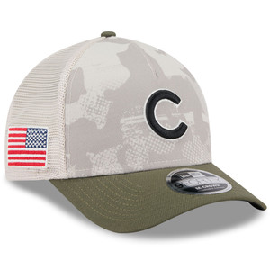 Chicago Cubs 2025 Armed Forces Day M-Crown 9FORTY Youth Adjustable Hat by New Era®