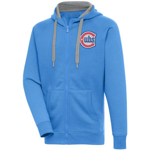 Chicago Cubs 2025 Alternate Blues Full-Zip Hoodie by Antigua®
