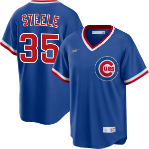 Justin Steele Chicago Cubs 1968 Cooperstown Jersey by NIKE