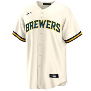 Milwaukee Brewers Home Ivory Jersey by NIKE® at SportsWorldChicago
