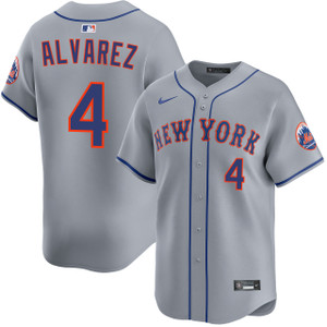 Francisco Alvarez New York Mets Road Limited Jersey by NIKE® at SportsWorldChicago