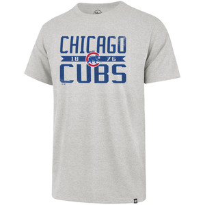 Chicago Cubs Wolf Grey Microlite Wide Out Impact Tee by '47®