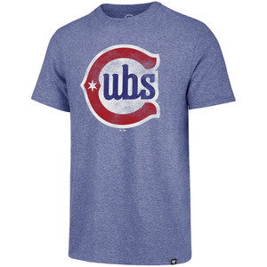 Chicago Cubs Alternate Blues Match Tri-Blend Tee by '47®