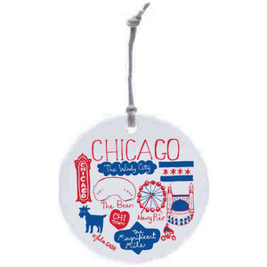 Chicago x Julia Gash Circular Ornament