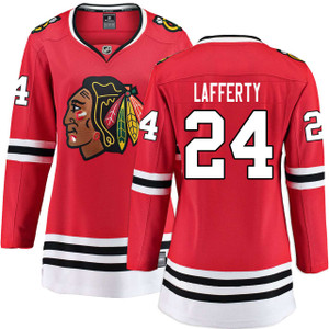 Sam Lafferty Chicago Blackhawks Women's Home Red Breakaway Jersey by Fanatics®