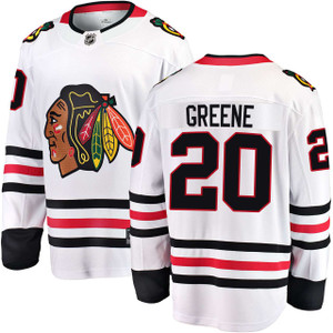 Ryan Greene Chicago Blackhawks Road White 2.0 Breakaway Jersey by Fanatics®