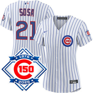 Sammy Sosa Chicago Cubs Youth Home 150th Anniversary Jersey by