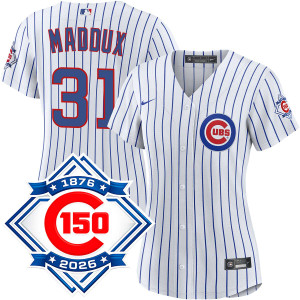 Nike 『Chicago Cubs』 選手仕様アンダーシャツ Greg Maddux Chicago Cubs Home 150th Anniversary Jersey by NIKE