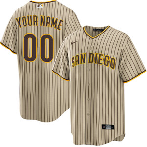 San Diego Padres Personalized Alternate Limited Jersey by NIKE
