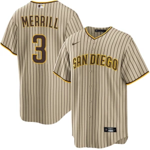 Jackson Merrill San Diego Padres USMC Camo Jersey by NIKE
