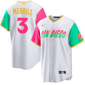 Jackson Merrill San Diego Padres City Connect Stadium Jersey by