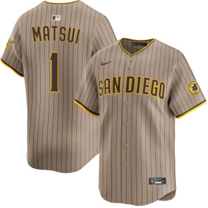 Yuki Matsui San Diego Padres Home Limited Jersey by NIKE