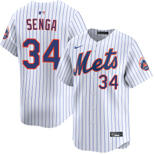 Kodai Senga Kanji New York Mets Home Limited Jersey by NIKE