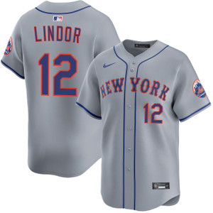 Mets ユニフォーム 古着 Francisco Lindor New York Mets Road Limited Jersey by NIKE