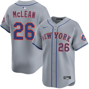 New York Mets Personalized Road Gray Limited Jersey by NIKE