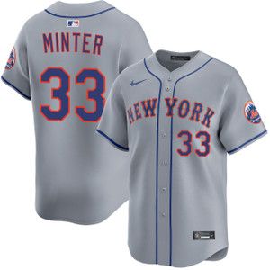 A.J. Ewing New York Mets Road Gray Limited Jersey by NIKE
