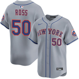 New York Mets Personalized Road Gray Limited Jersey by NIKE