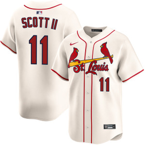 Victor Scott II St. Louis Cardinals Alternate Red Jersey by NIKE
