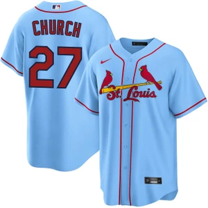 Nathan Church St. Louis Cardinals Alternate Red Jersey by NIKE