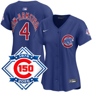 Pete Crow-Armstrong Chicago Cubs Alternate Royal 150th Anniversary