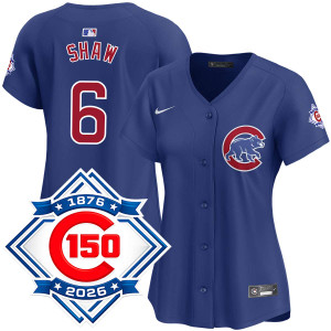Matt Shaw Chicago Cubs Alternate Royal 150th Anniversary Limited