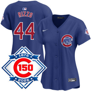 Anthony Rizzo Chicago Cubs Road 150th Anniversary Limited Jersey