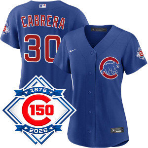 Edward Cabrera Chicago Cubs Youth Alternate 150th Anniversary