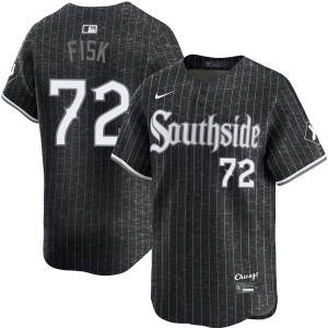 Carlton Fisk Chicago White Sox Road Limited Jersey by NIKE