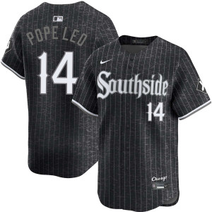 Pope Leo XIV Chicago White Sox Alternate Black Limited Jersey by