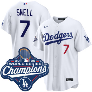 Blake Snell Los Angeles Dodgers Home World Series Champions Jersey