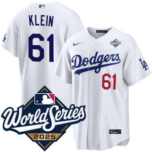 Nike Los Angeles Dodgers ユニフォーム XXL Will Klein Los Angeles Dodgers Road World Series Stadium Jersey by