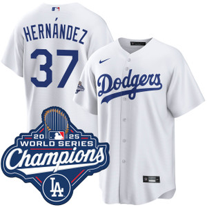Teoscar Hernández Los Angeles Dodgers Home World Series Champions