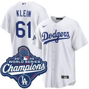 Will Klein Los Angeles Dodgers Home World Series Champions Limited