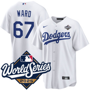 Ryan Ward Los Angeles Dodgers Home World Series Stadium Jersey by