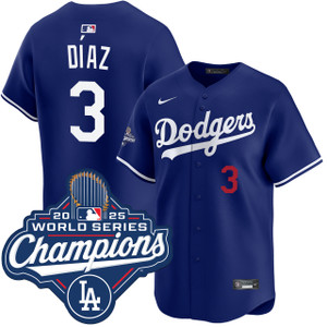 Edwin Díaz Los Angeles Dodgers Alternate Royal Limited Jersey by