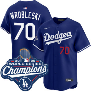 Justin Wrobleski Los Angeles Dodgers Alternate Royal World Series