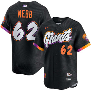 Logan Webb San Francisco Giants Alternate Orange Limited Jersey by