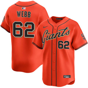 Logan Webb San Francisco Giants Alternate Black Limited Jersey by