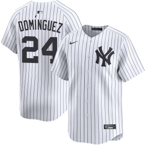 Jasson Domínguez New York Yankees Home Limited Starr Patch Jersey