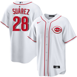 Eugenio Suárez Cincinnati Reds Alternate White Jersey by NIKE