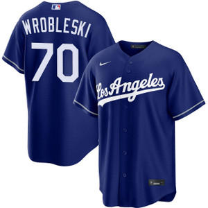 Justin Wrobleski Los Angeles Dodgers Alternate Royal Limited