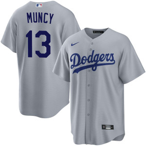 Max Muncy Los Angeles Dodgers Road Stadium Jersey by NIKE