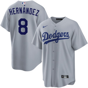 Kiké Hernández Los Angeles Dodgers Road Stadium Jersey by NIKE