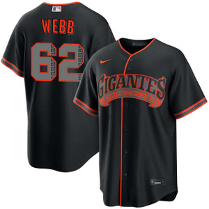 Logan Webb San Francisco Giants Alternate Black Limited Jersey by