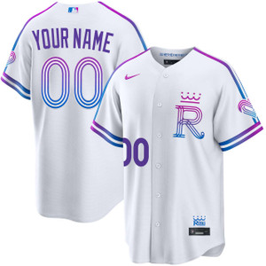 New Era Bravosユニフォーム ホワイト Carlos Estévez Kansas City Royals White 2026 City Connect Jersey