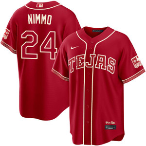 Winston Santos Texas Rangers Red 2026 City Connect Jersey by NIKE